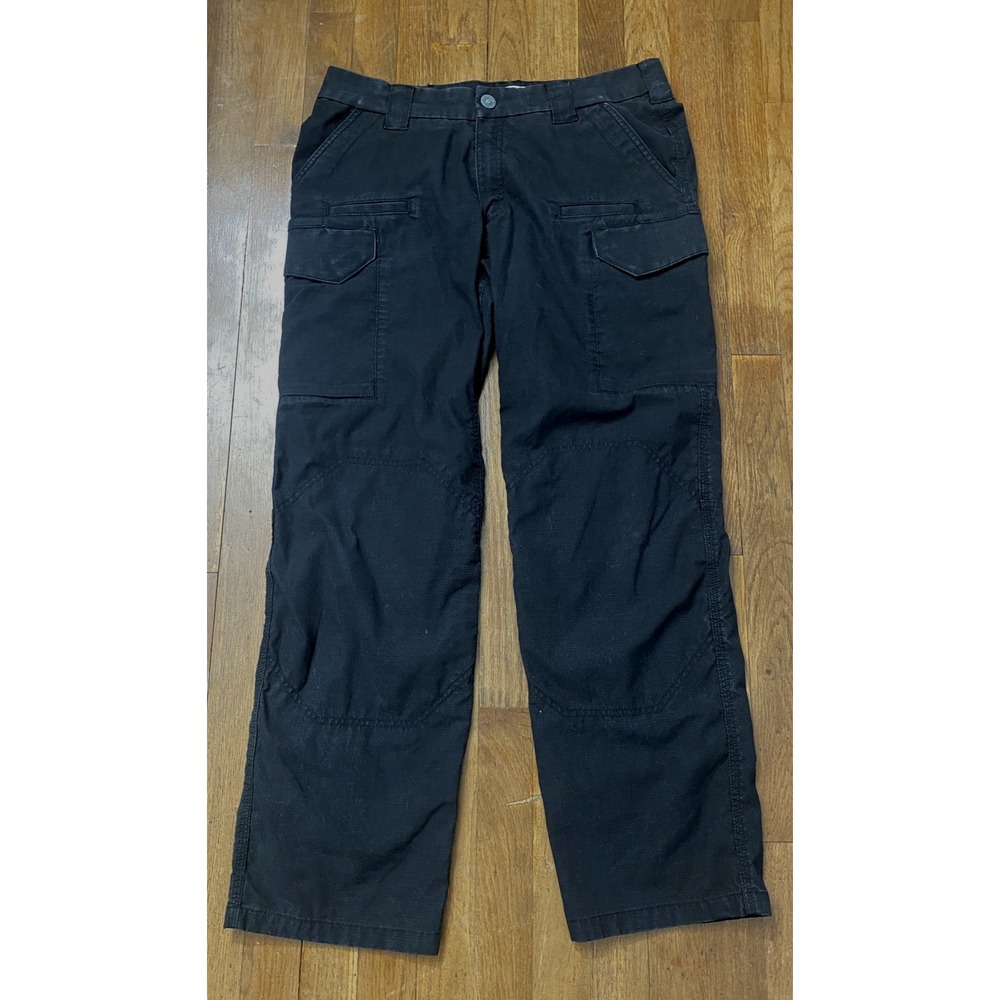First Tactical Pants Womens 12 Reg Black EMS Cargo Work Uniform Utility Gorpcore
